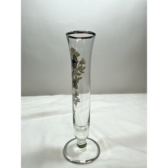 Vintage‎ Flanders Bud Vase W/Poppy Sterling Silver Overlay. - Picture 14 of 14